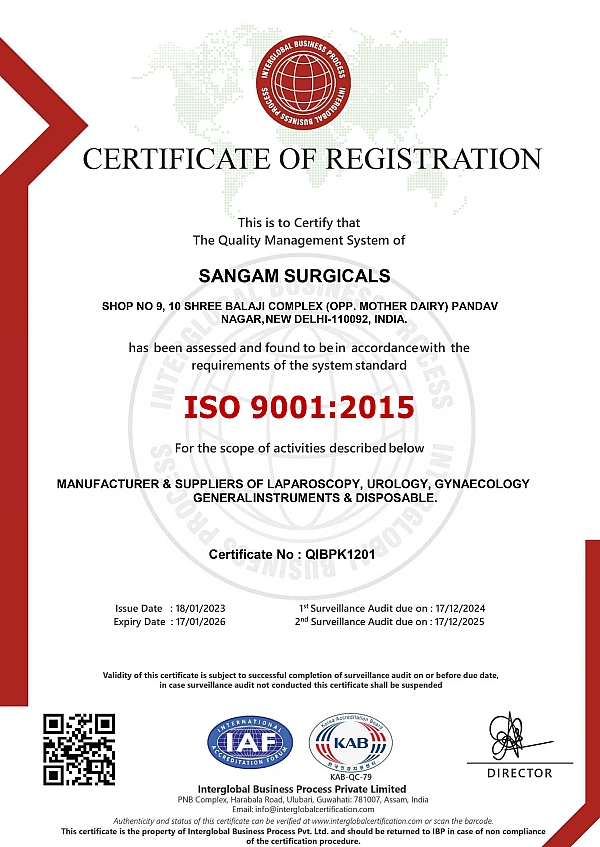ISO Certificate
